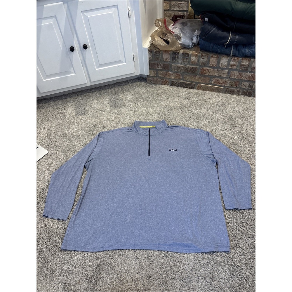 4XB Ralph Lauren Polo Sport performance 1/4 zip Quarter Zip 66" Stretchy $145